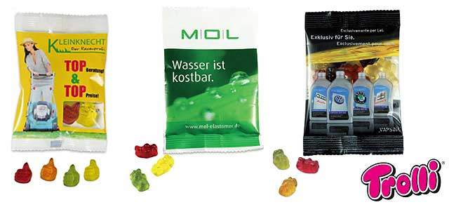 Werbegeschenk Minitüte Fruchtgummi - JUNG Bonbonfabrik