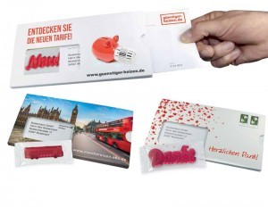 Fruchtgummi als Mailing-Verstärker