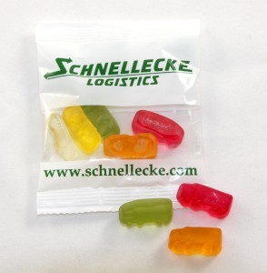 Werbeartikel Haribo Mini Standardformen LKWs