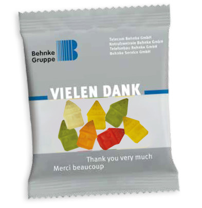 Werbeartikel Haribo Mini Standardformen Häuser - www.werbung-schenken.de