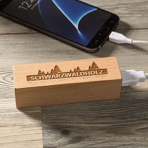 Werbeartikel Powerbank Q-Pack-Timber Square Buche - www.werbung-schenken.de